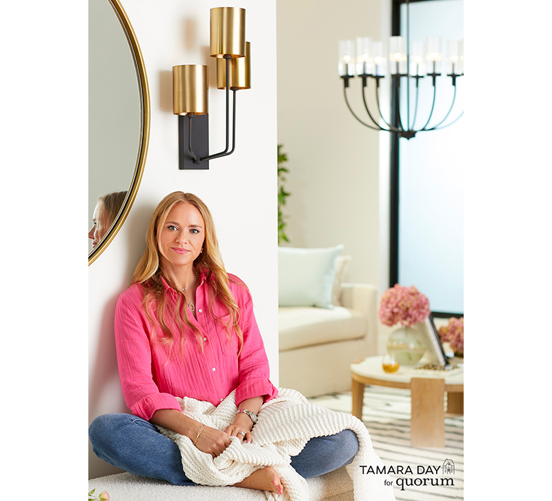 Tamara Day Lighting with Quorum International to Debut at Lightovation